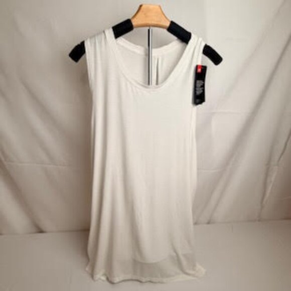 Under Armour White Performance Tank Top | Twist-Back Detail, Women's Large, NWT - Picture 2 of 9